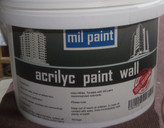 رنگ اکریلیک مات ساختمانی درجه یک 12.5 کیلویی Milpaint